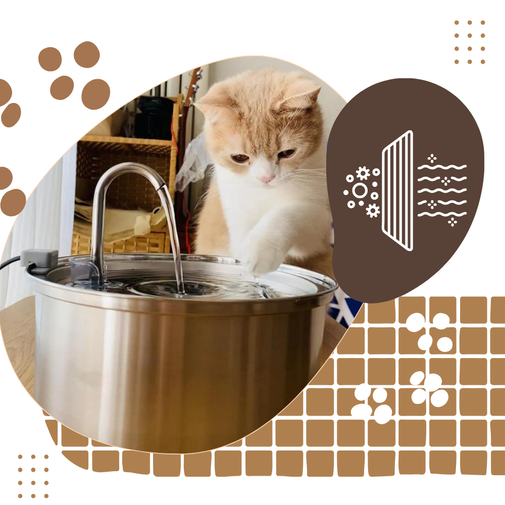 Large Capacity Cat Drinking Fountain