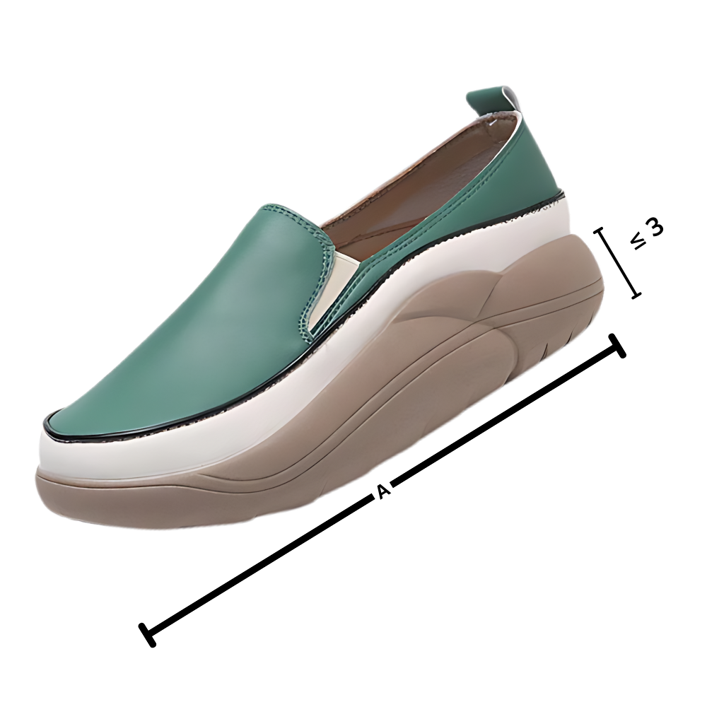 Mocassins souples à plateforme légère