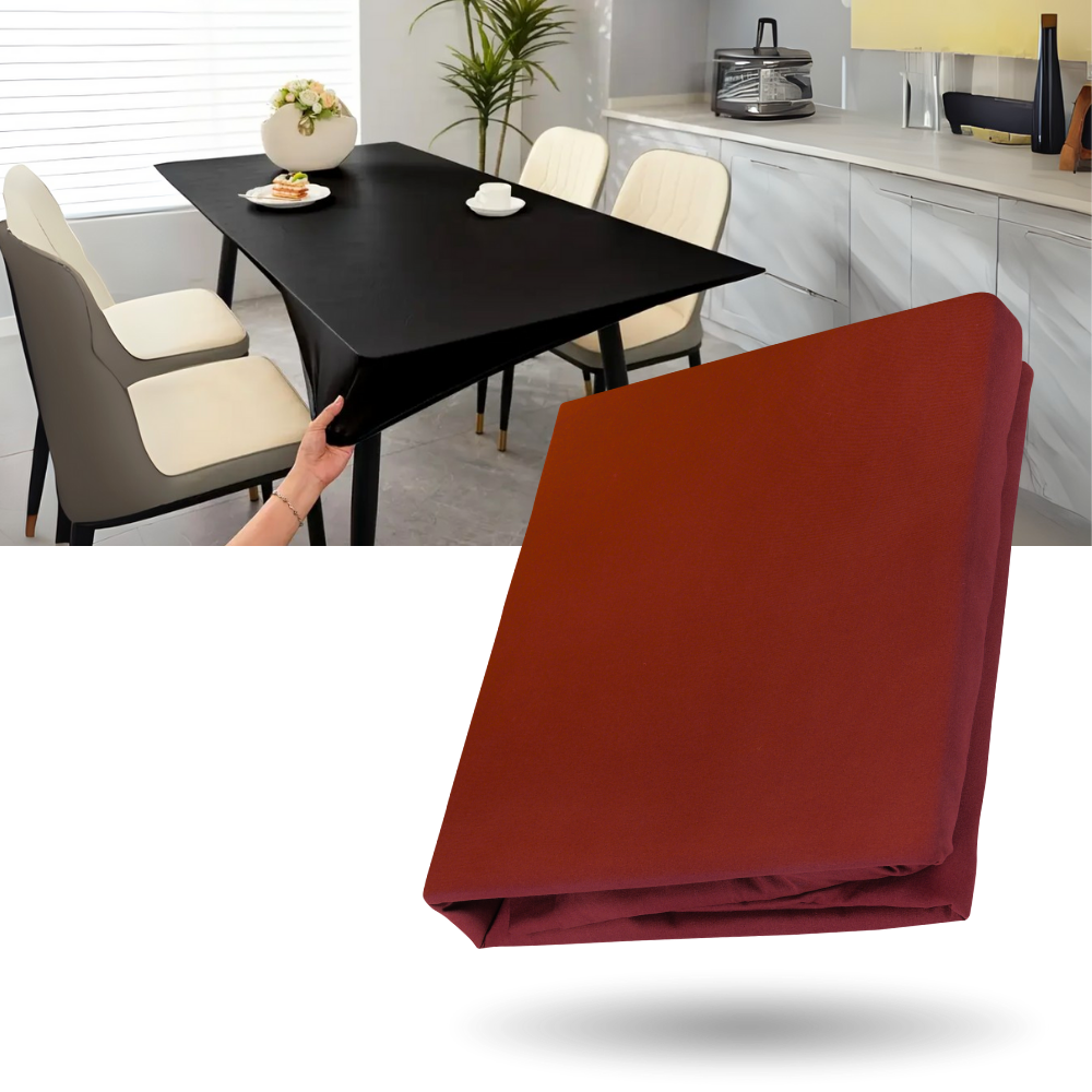 Nappe rectangulaire en cuir d'agneau