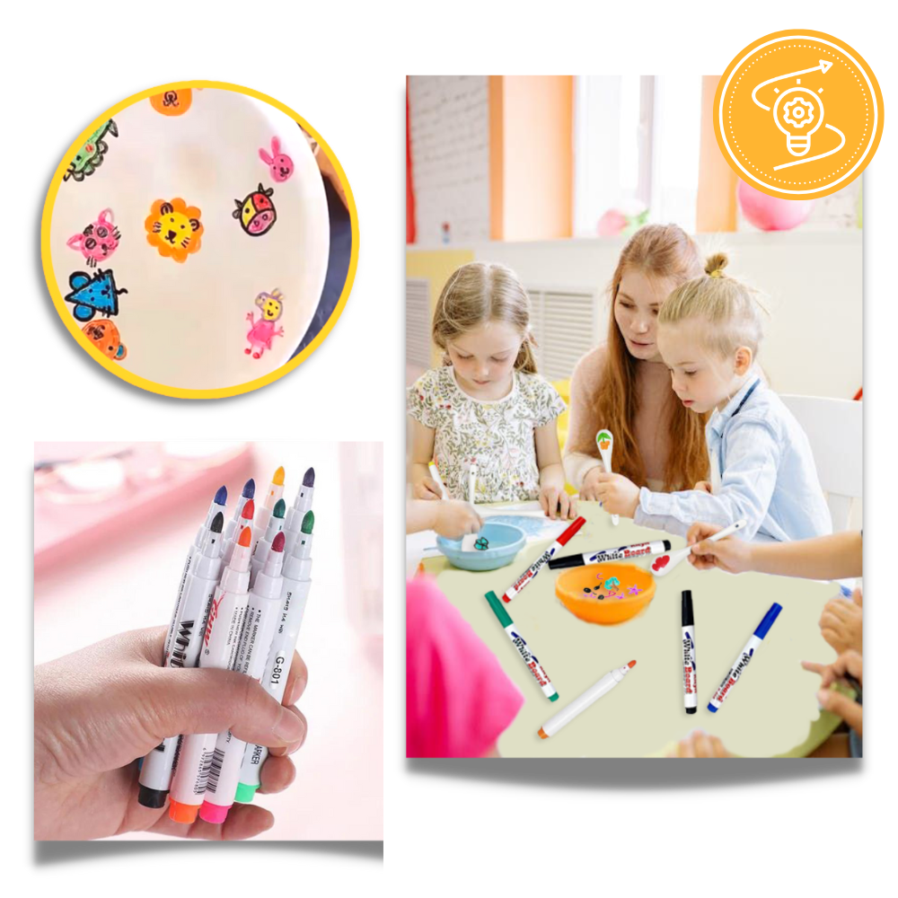 Set de stylos de peinture à l'eau