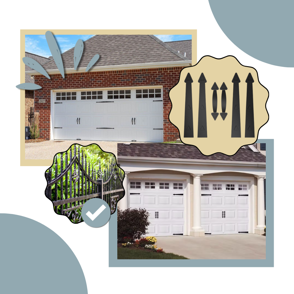 Kit décoratif magnétique pour les portes de garage