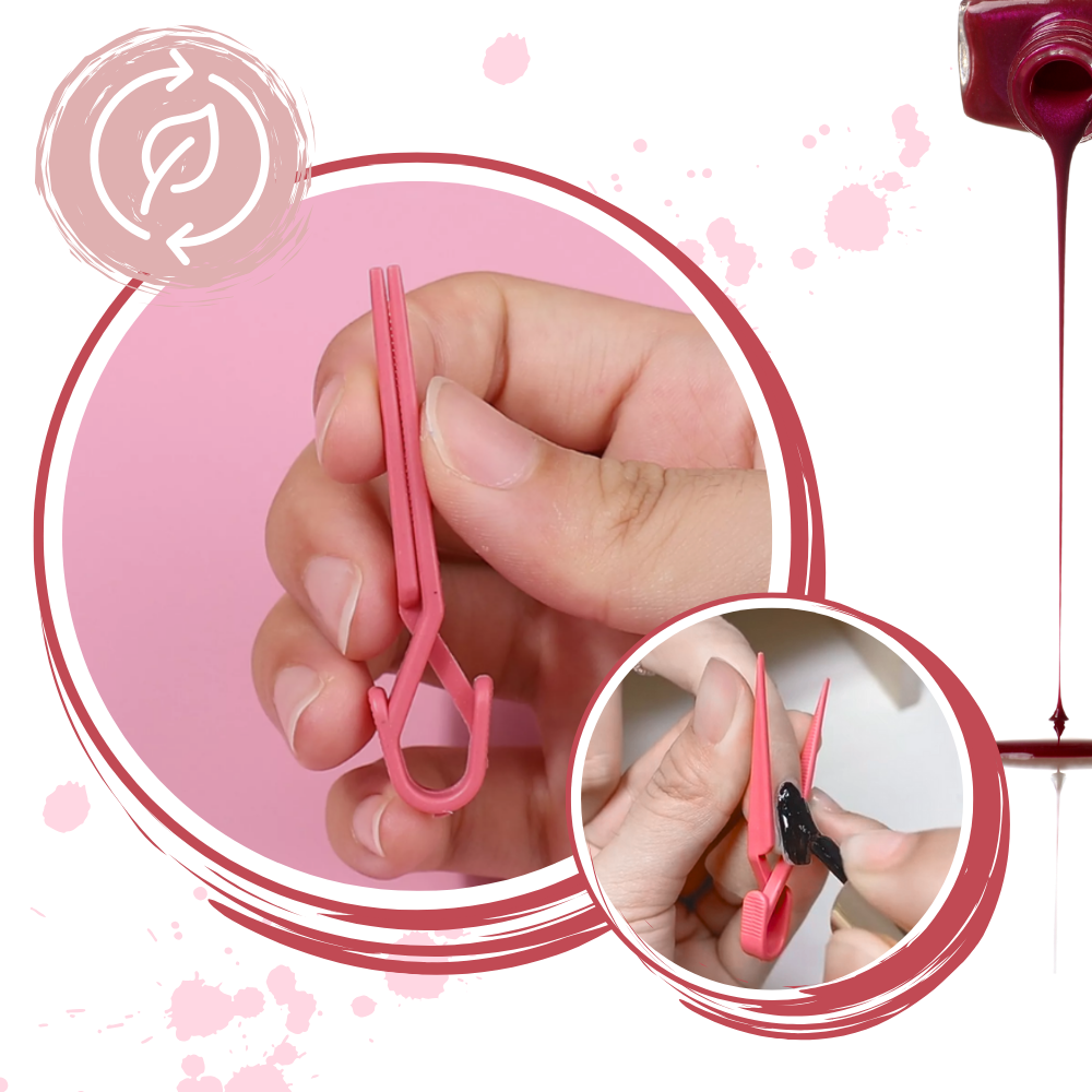 Protecteur de doigt pour pose de vernis à ongles sans débordement
