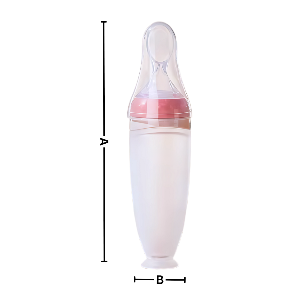 Mess-Free Silicone Spoon Feeding Bottles