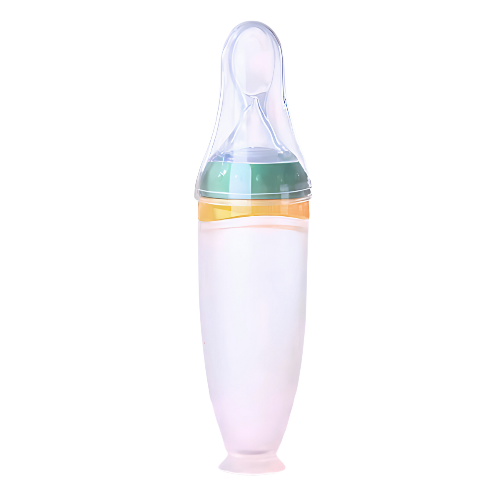 Mess-Free Silicone Spoon Feeding Bottles