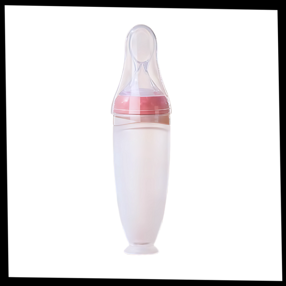 Mess-Free Silicone Spoon Feeding Bottles
