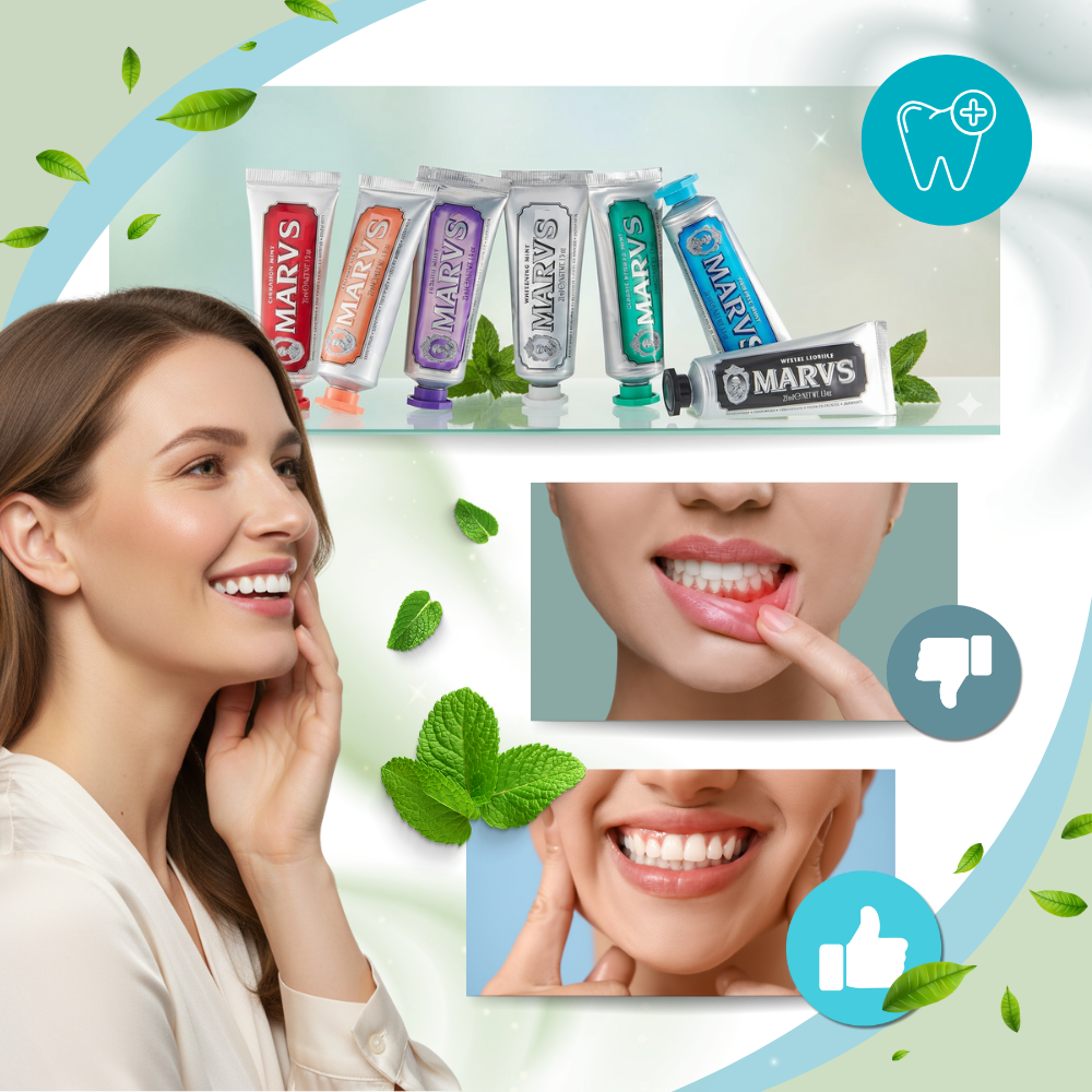 Dentifrice blanchissant à la menthe