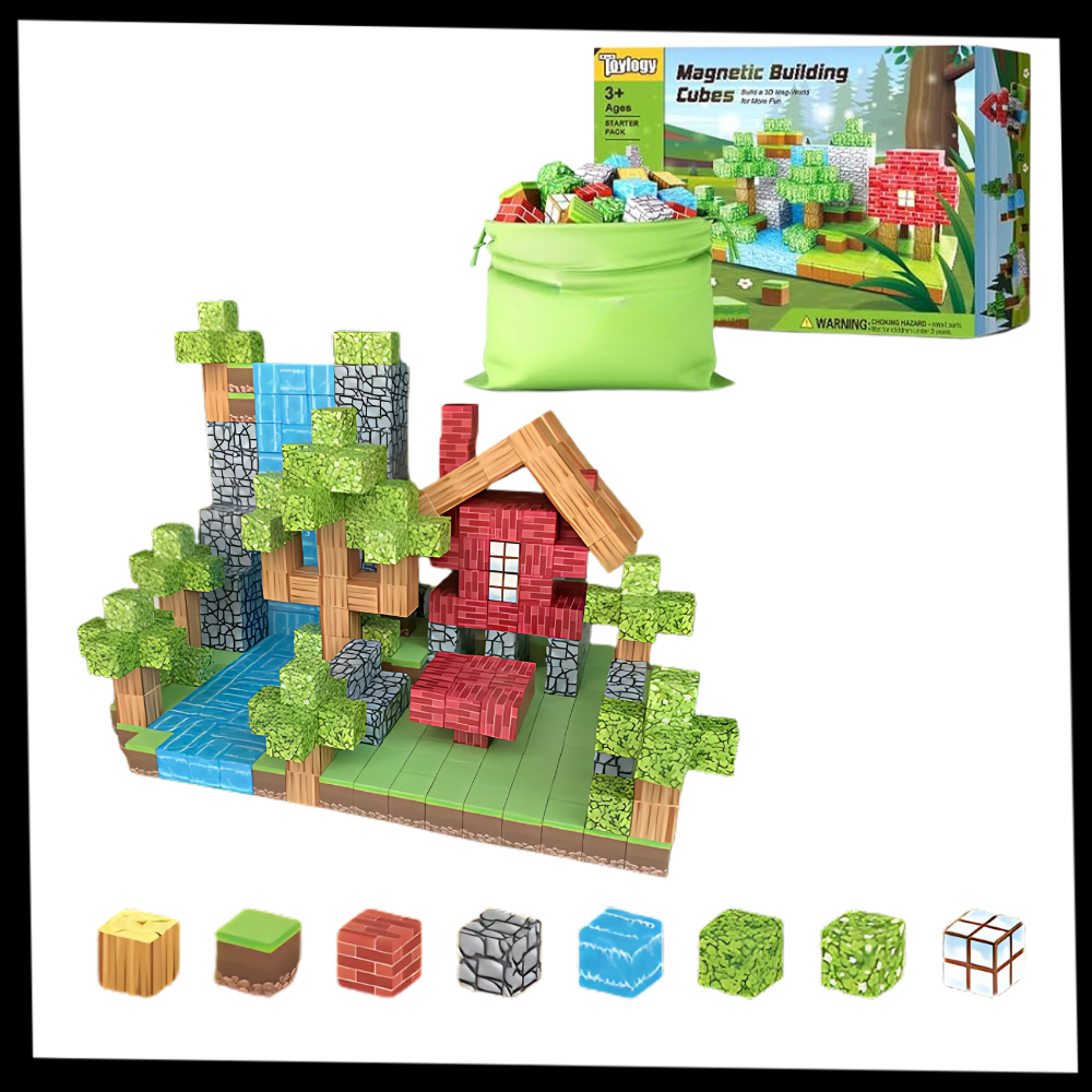 Educational Magnetic Minecraft Blocks