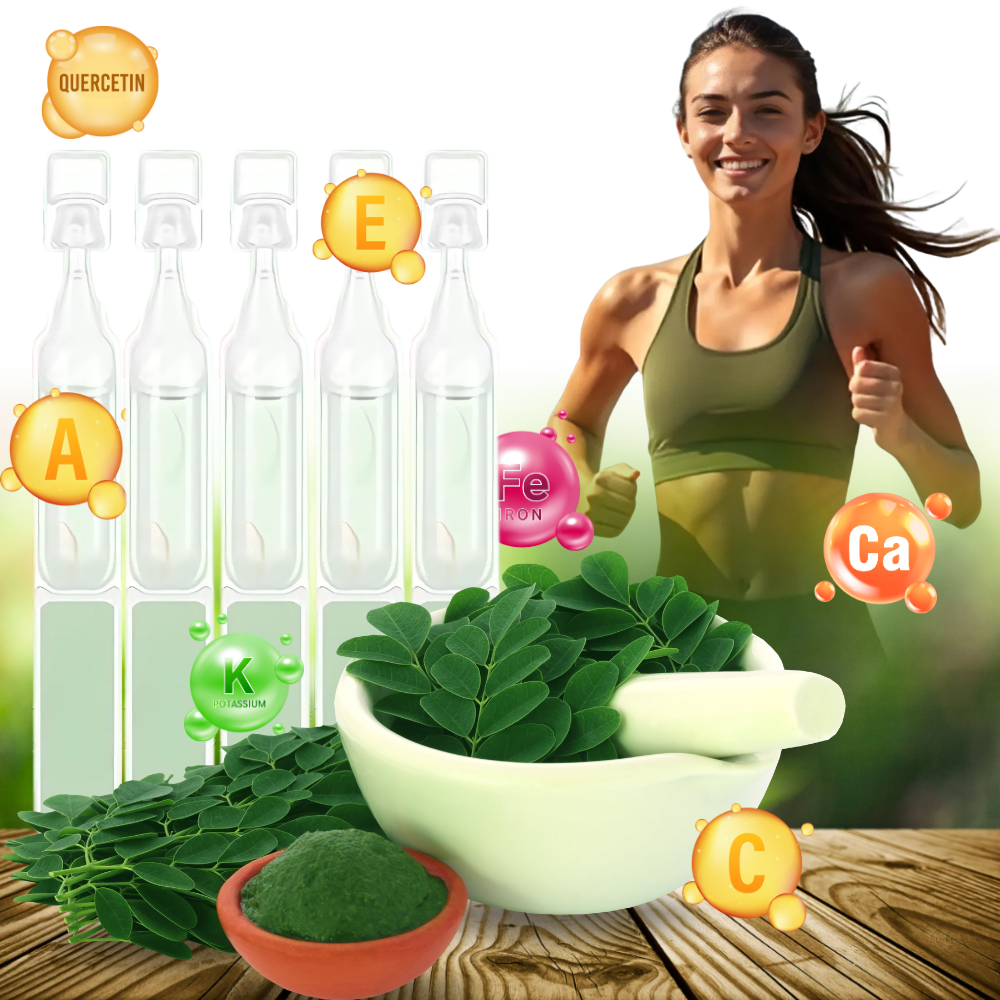 Complément alimentaire à base de Moringa en gouttes