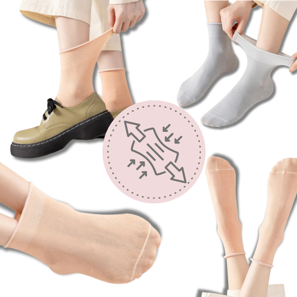 Non-Constricting Seamless Quarter Socks
