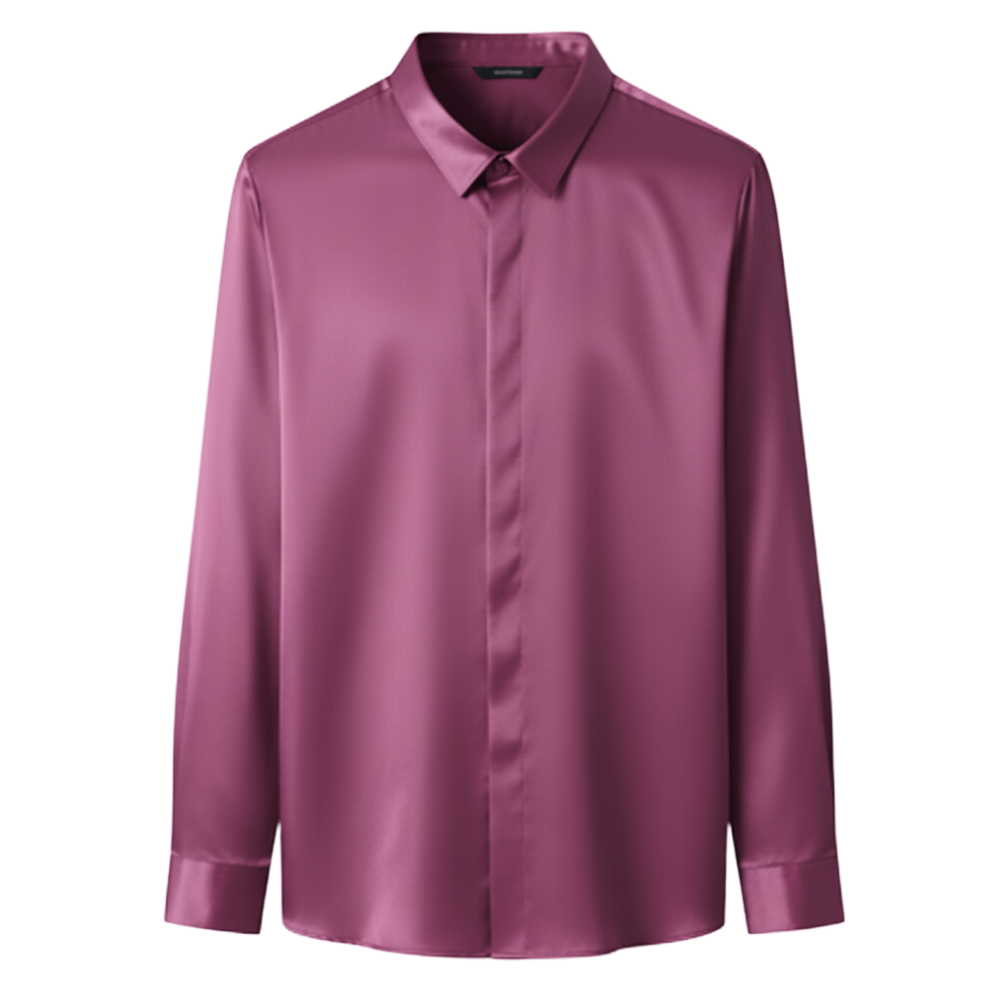 Non Iron Silk Blend Men's Polo