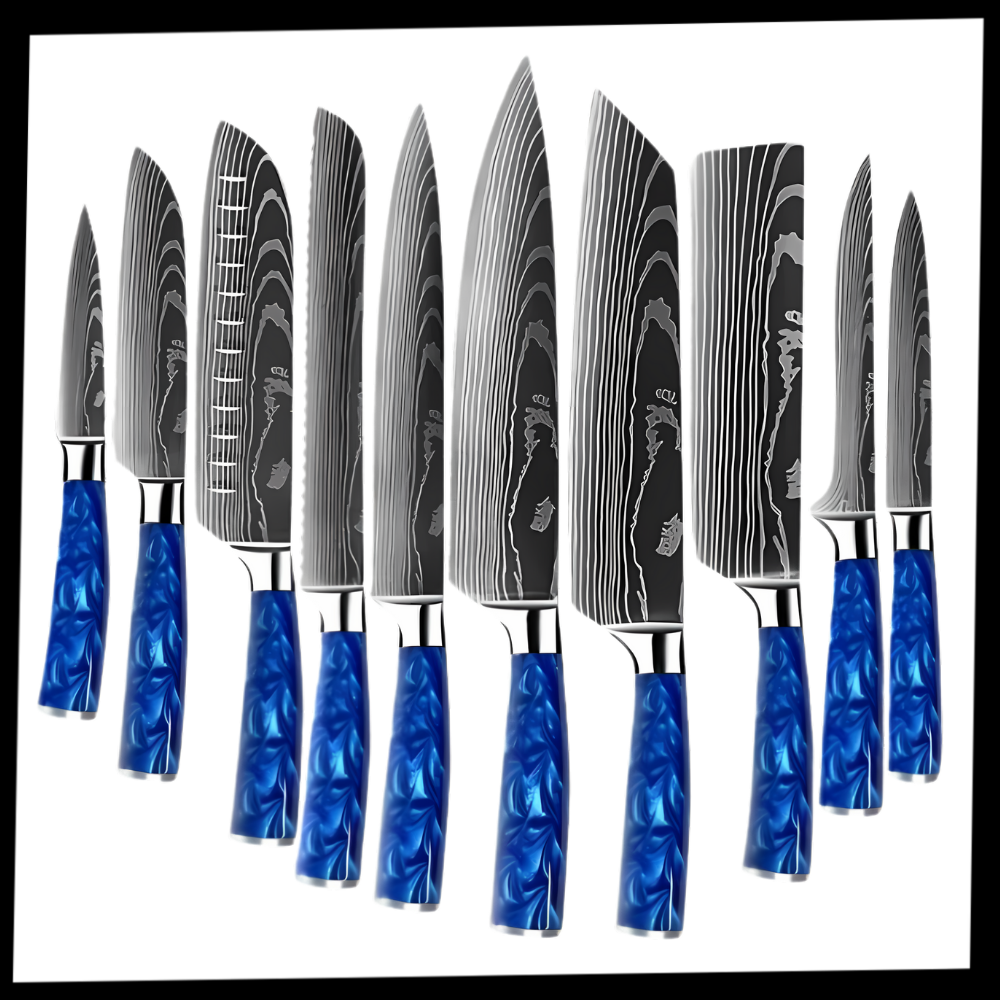Couteaux japonais Bleu Atlantique