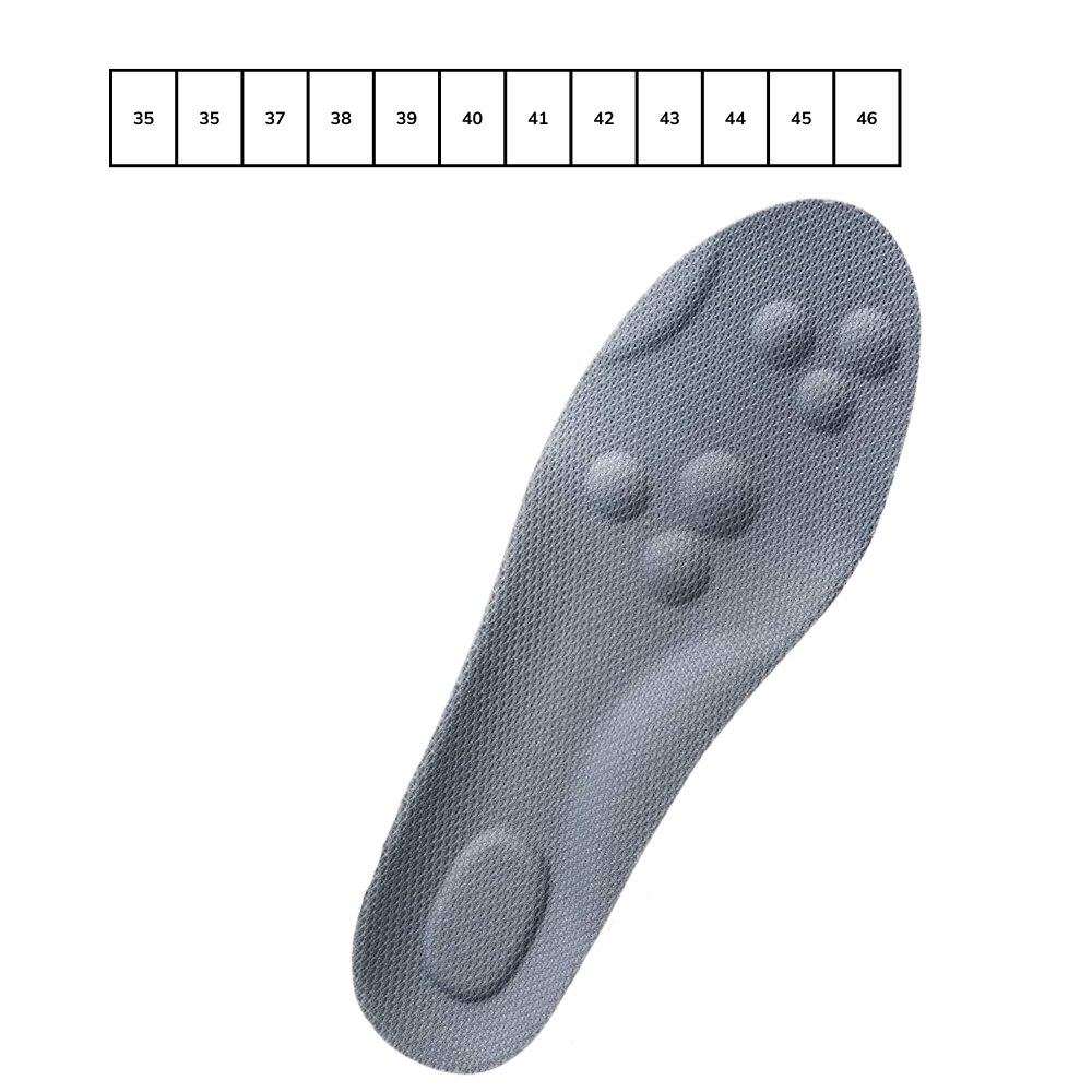 Semelles orthopédiques à mémoire de forme