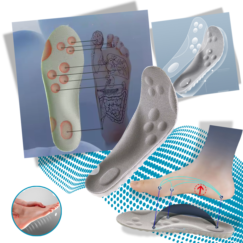 Semelles orthopédiques à mémoire de forme