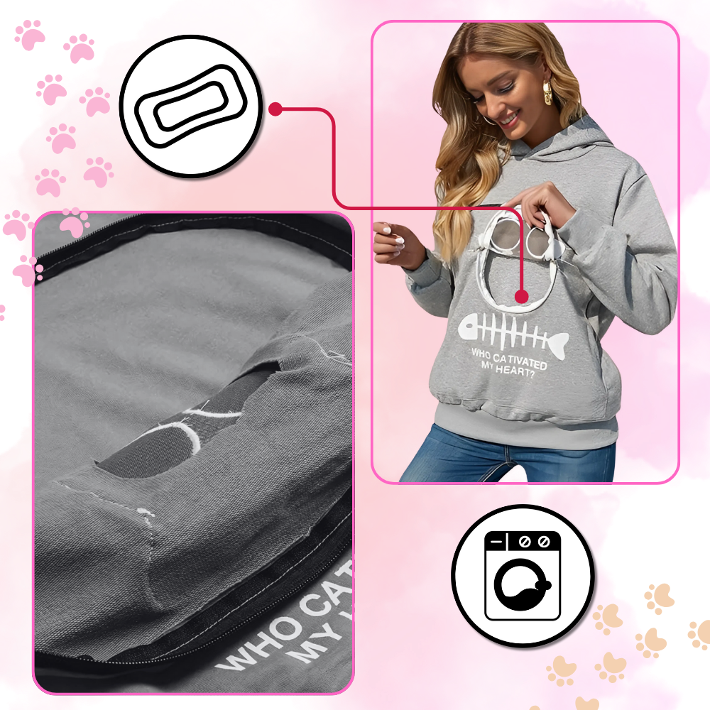 Sweat à capuche interactif pour animaux