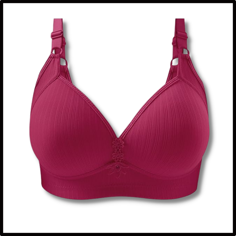 Soutien-gorge push-up sans fil grande taille