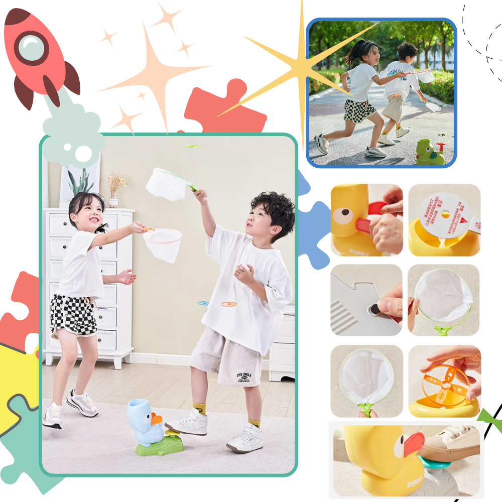 Portable Easy Lunch Flying Disk Toy