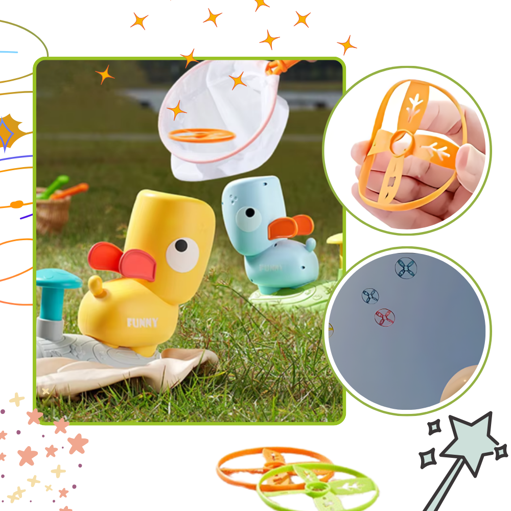 Portable Easy Lunch Flying Disk Toy