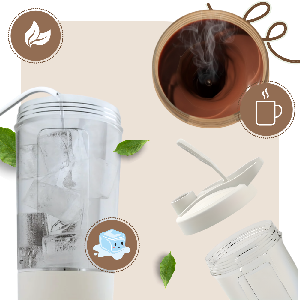 Tasse à café avec mélangeur intégré Power Vortex