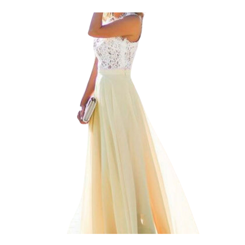 Robe en mousseline de dentelle Prairie Chic