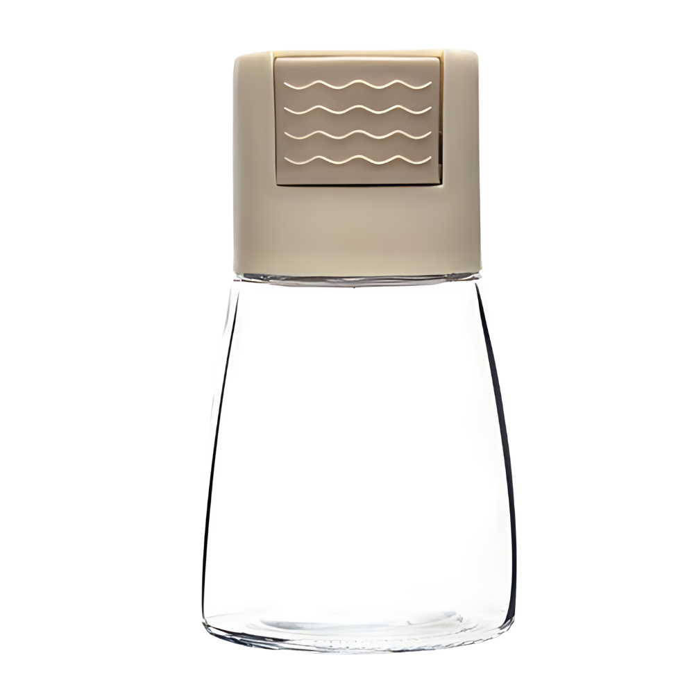 Salière et poivrière à poussoir précis
