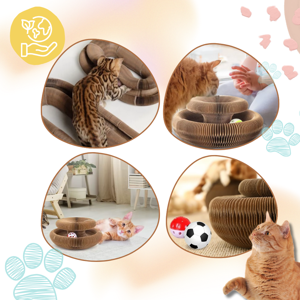 Purrfect Stress-Relieving Cat Scratcher
