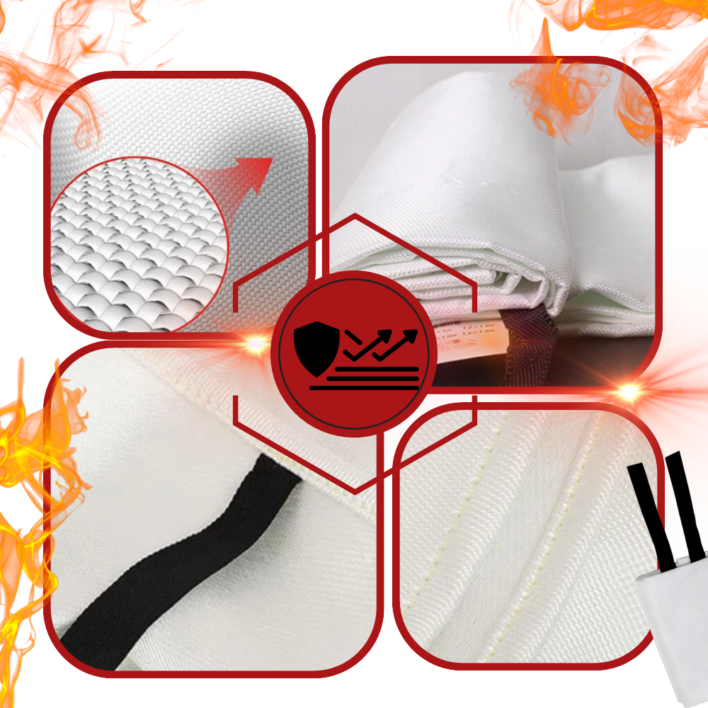 Quick Extinguishing Emergency Fire Blankets