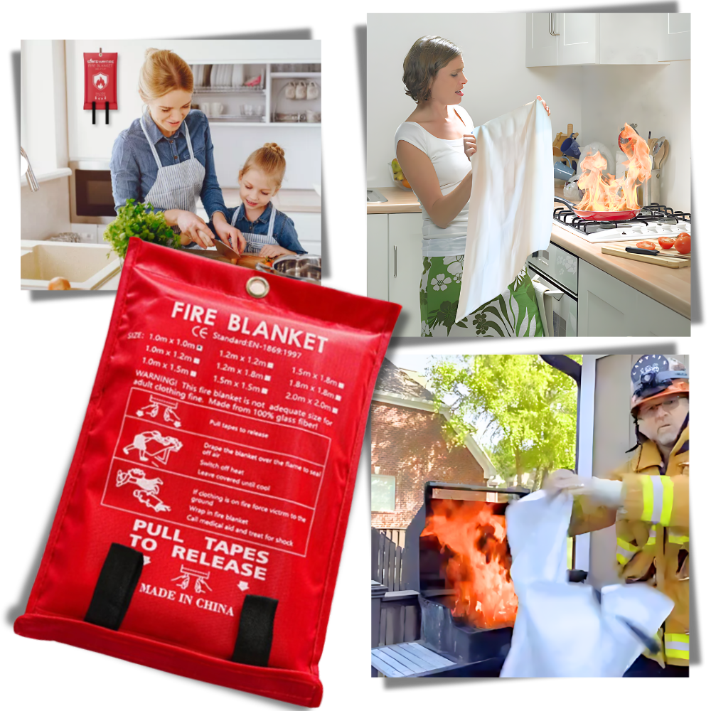 Quick Extinguishing Emergency Fire Blankets