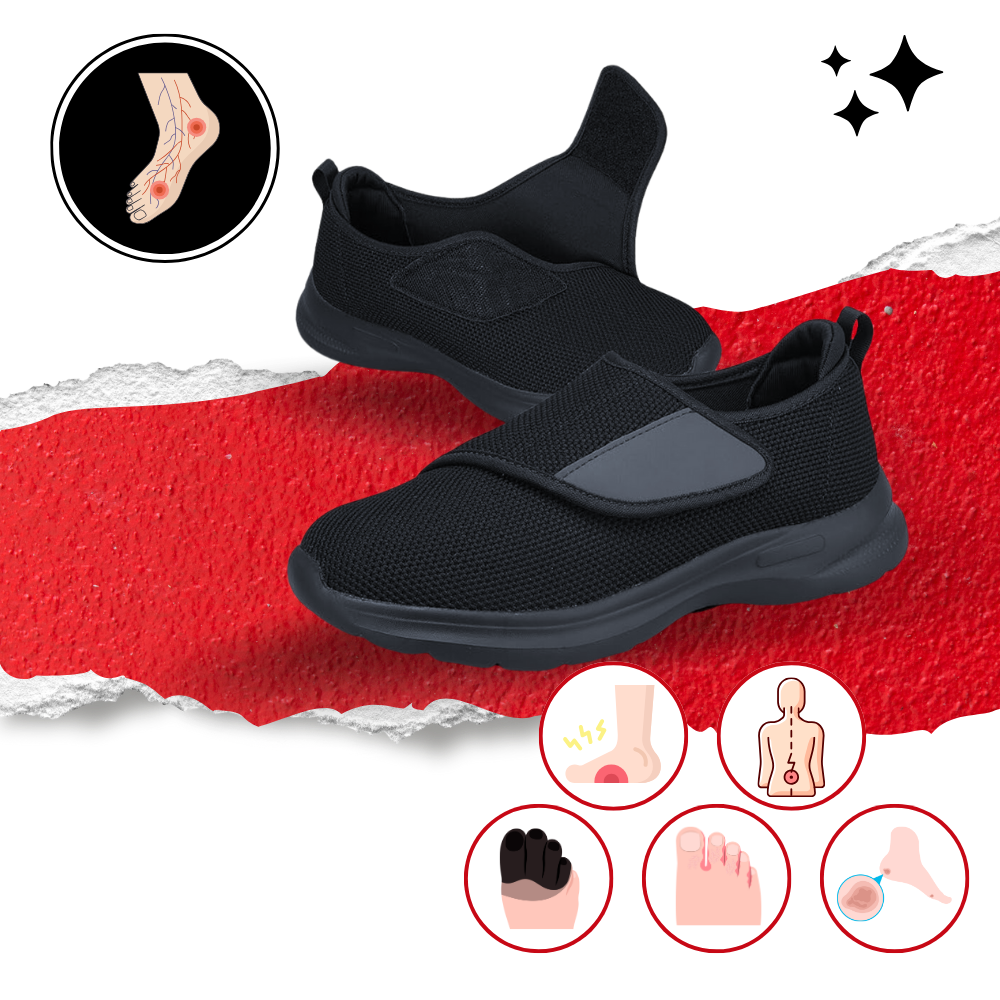 Chaussures pour pieds diabétiques à soulagement rapide du talon