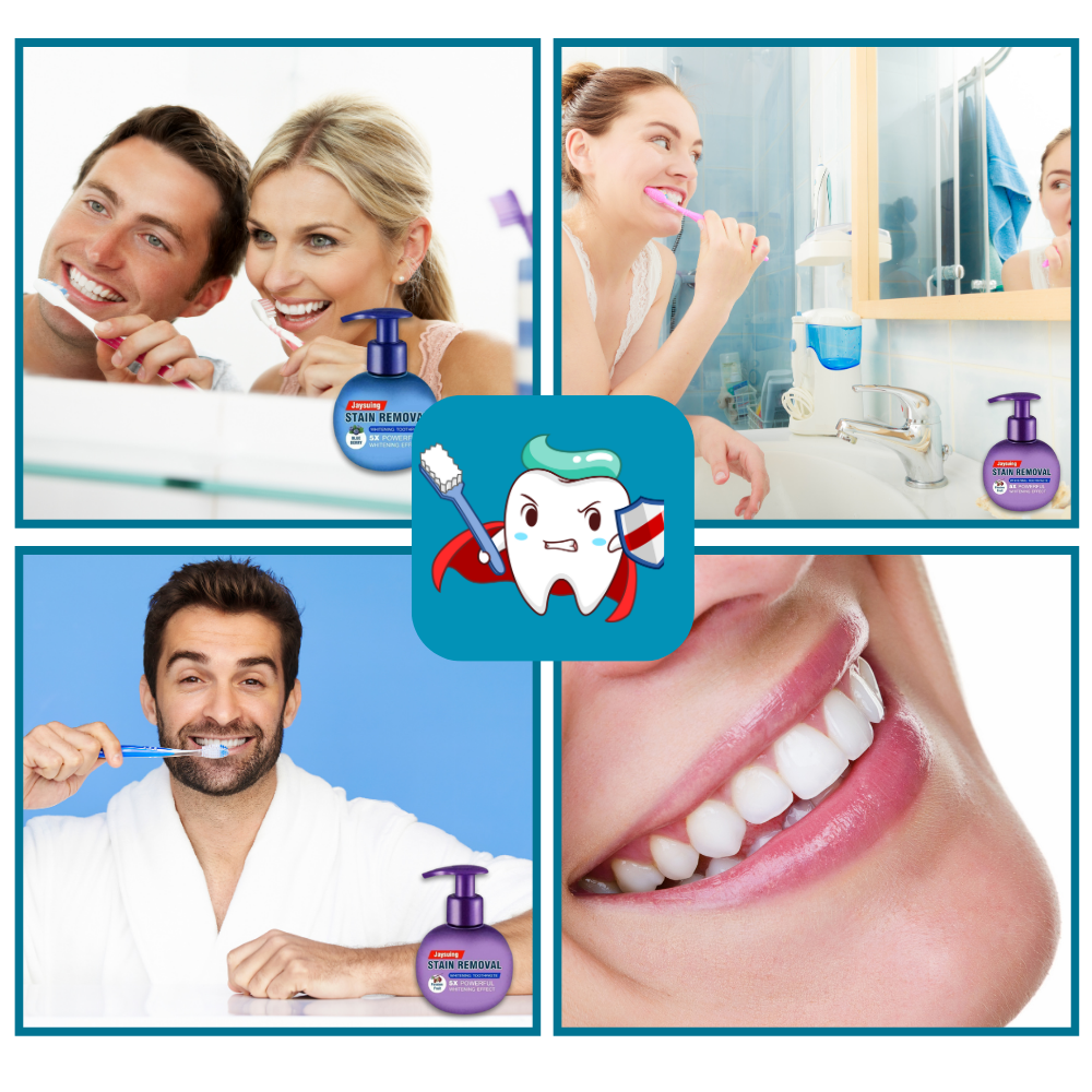 Dentifrice blanchisseur de dents et élimination rapide des taches