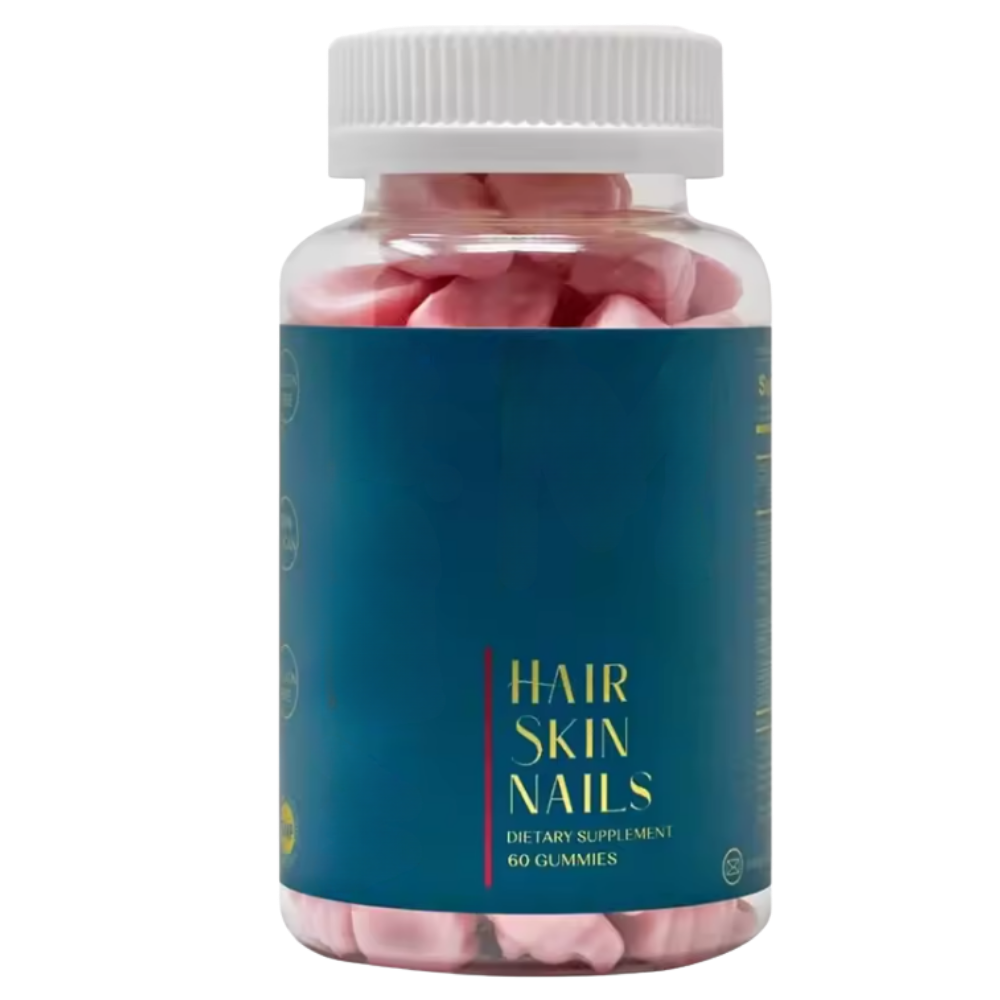 Gummies à la framboise enrichies en biotine