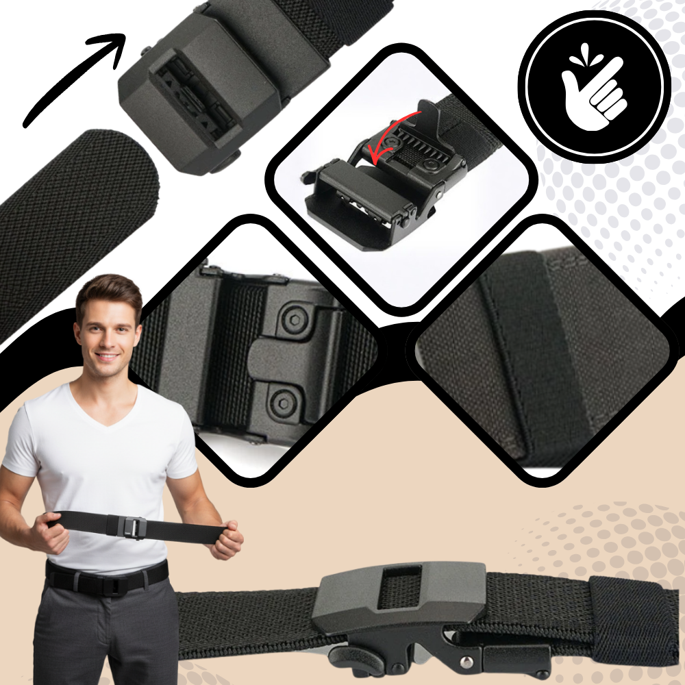 Ceinture en nylon à boucle automatique