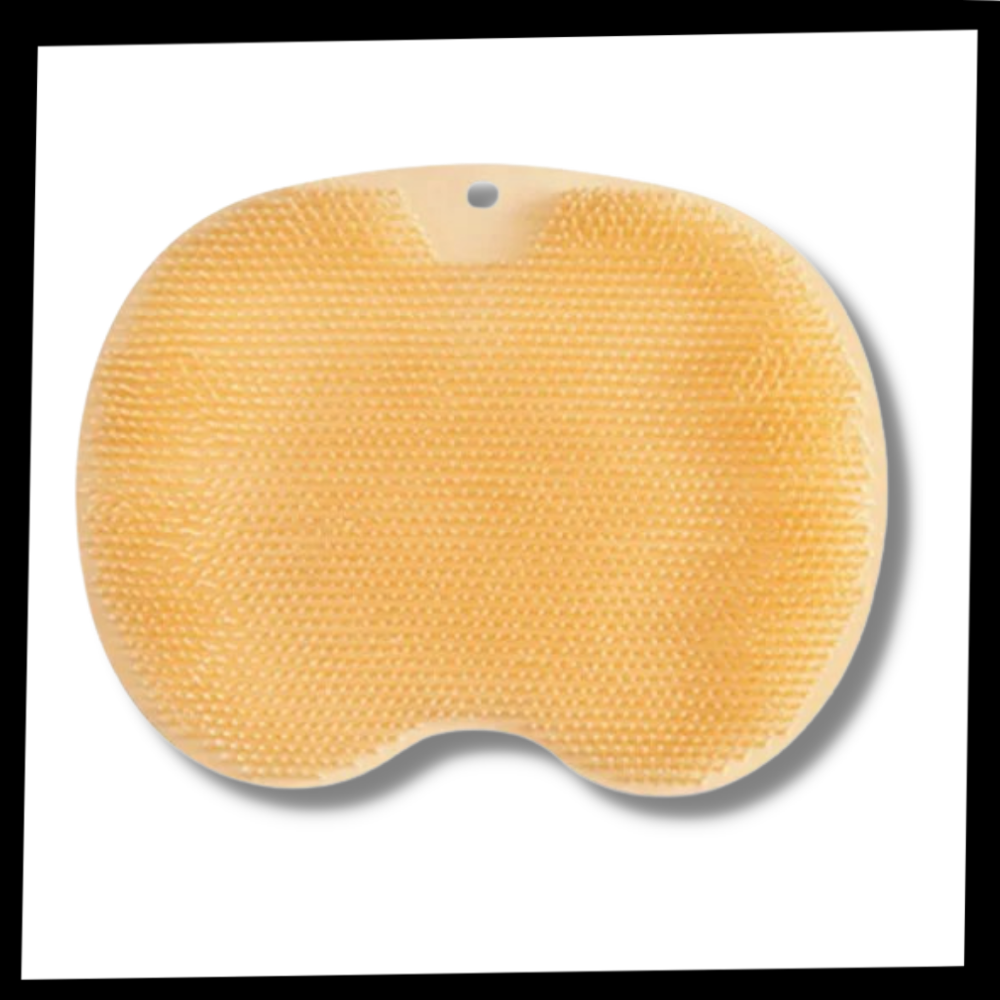 Brosse de douche relaxante pour le dos et les pieds