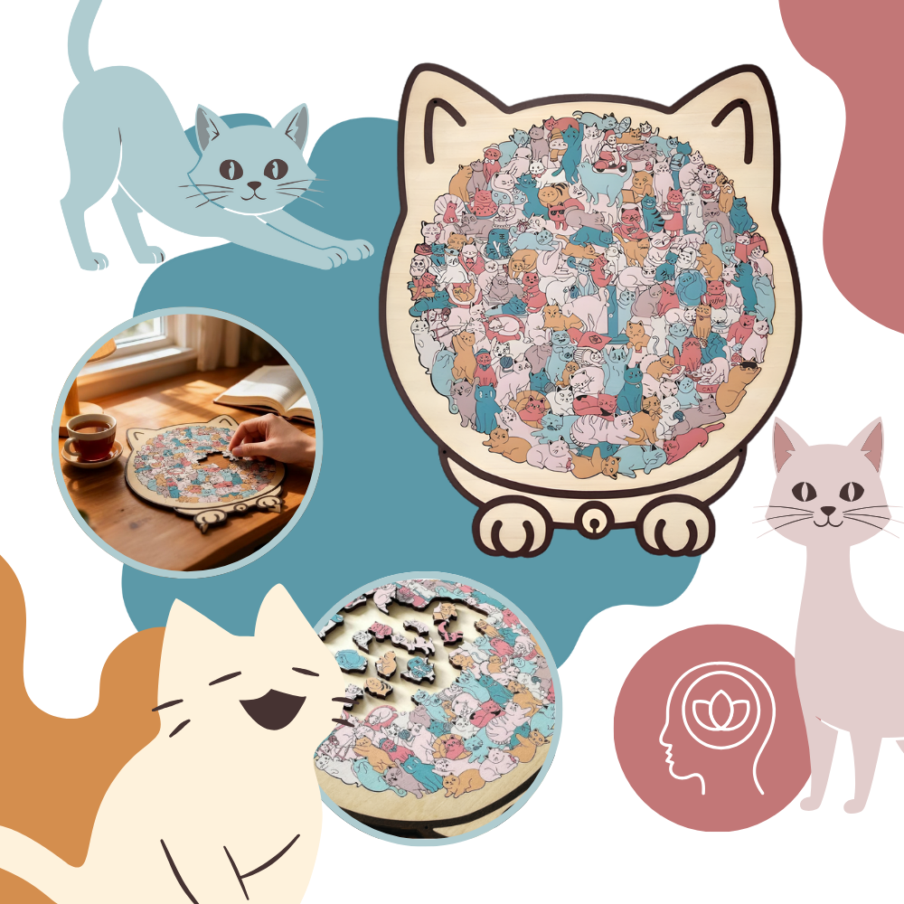 Relaxing Jigsaw Cat Puzzle