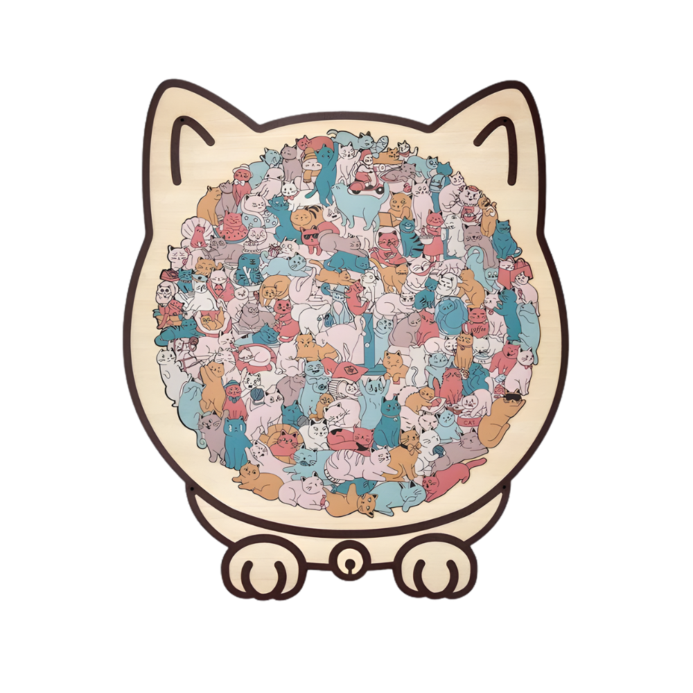 Relaxing Jigsaw Cat Puzzle