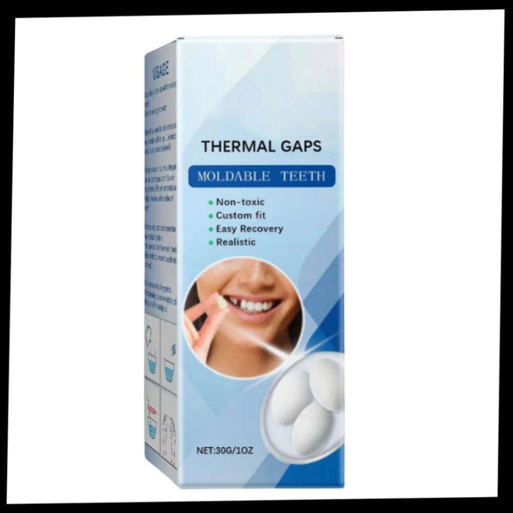 Kit de fausses dents réutilisables