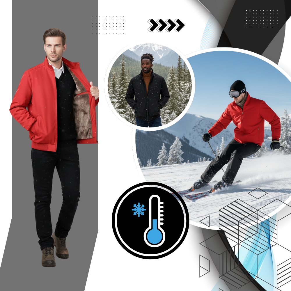 Veste thermique grande taille