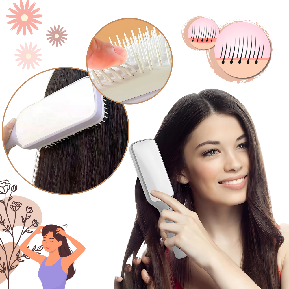 Scalp Massage Self-Cleaning Hair Brush