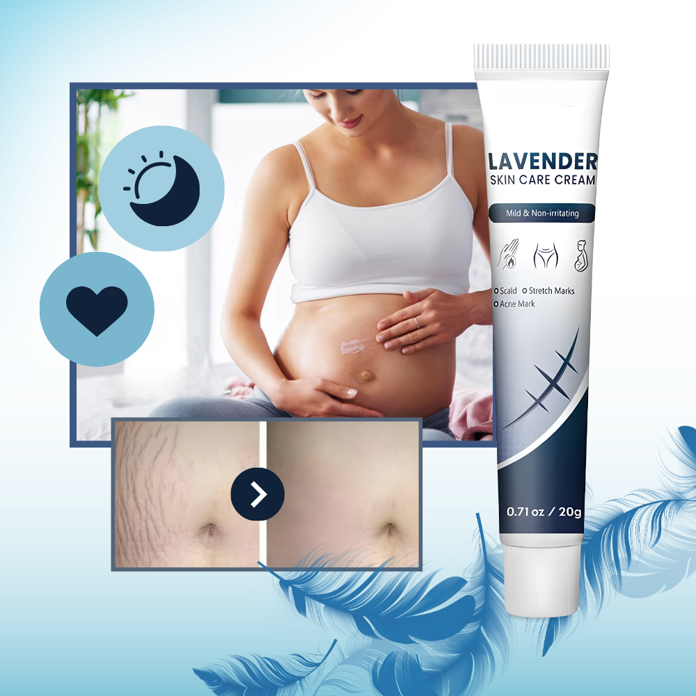 Crème hydratante au silicone pour cicatrices de grossesse