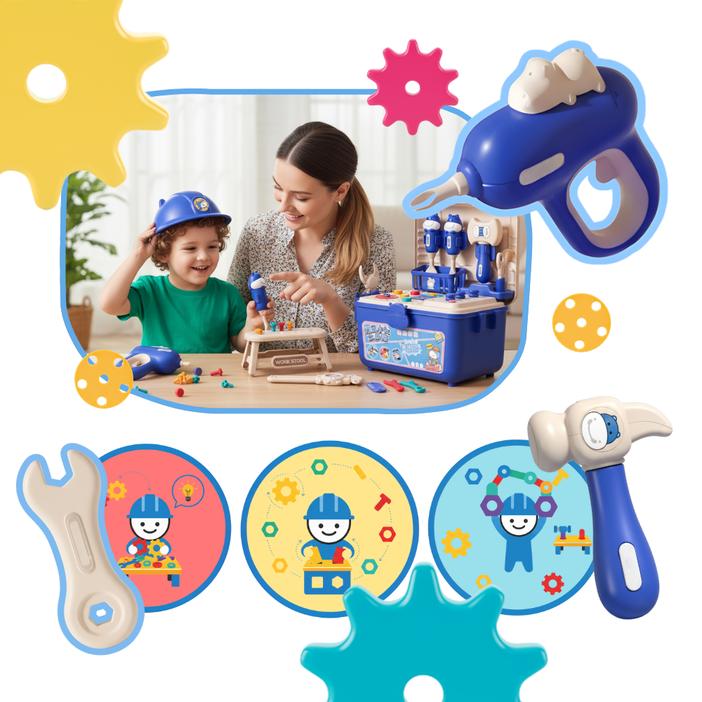 Screw Puzzle Kid Tool Box