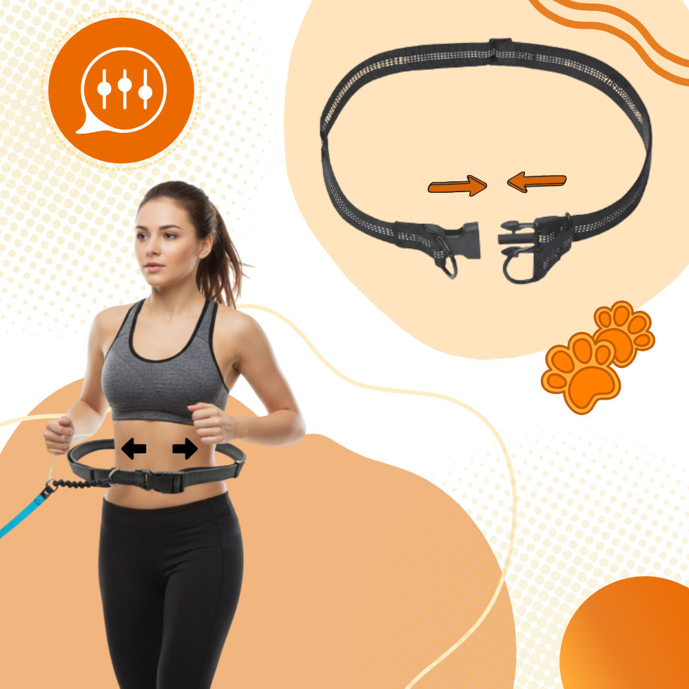 Secure & Ergonomic Dog Waist Leash