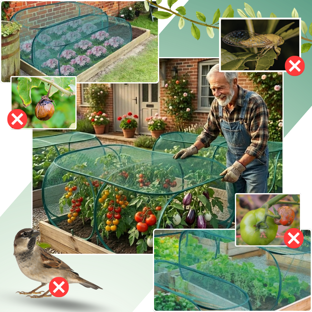 Housse de protection en maille respirante pour plantes
