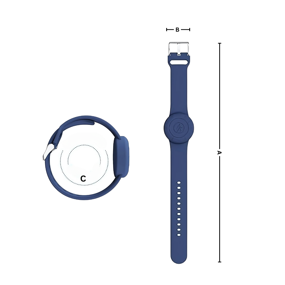 Montre AirTag en silicone
