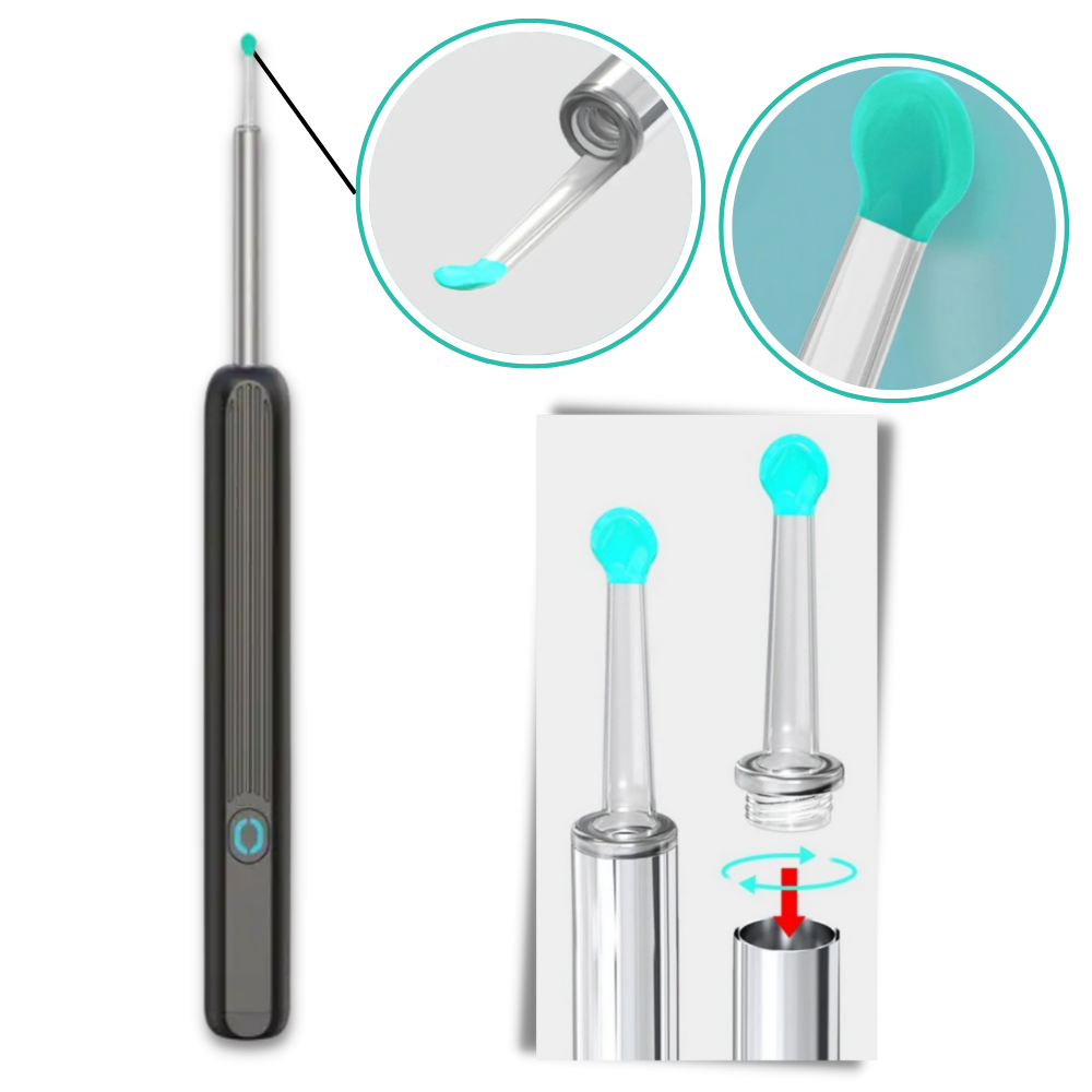 Caméra de nettoyage d'oreille pour retirer le cérumen
