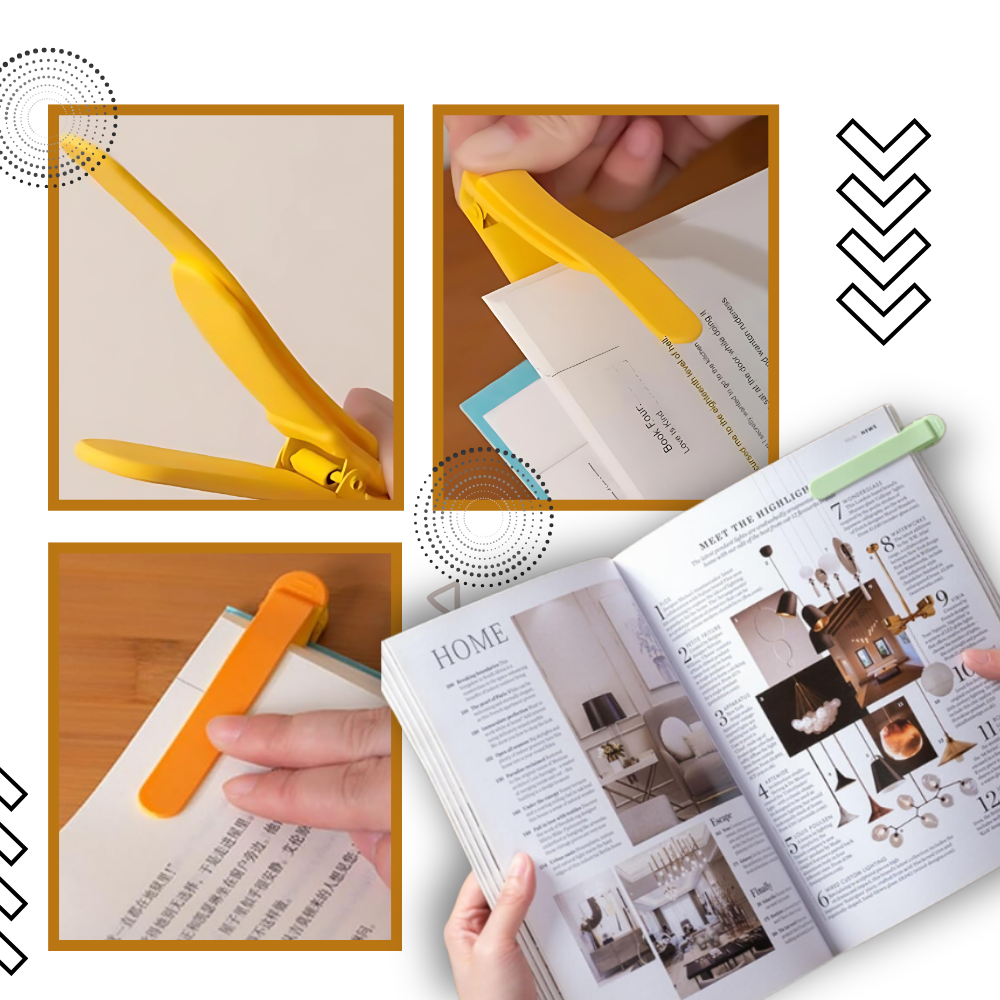 Smart Silicone Bookmarks
