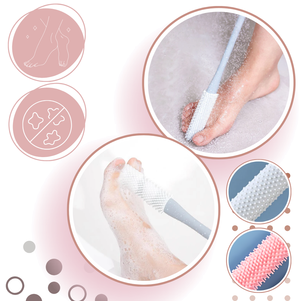 Brosse à pieds à poils souples