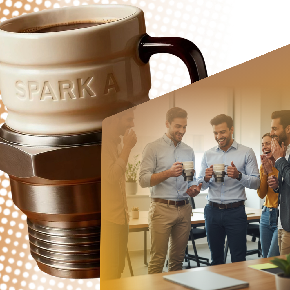 Spark Plug Novelty Mug