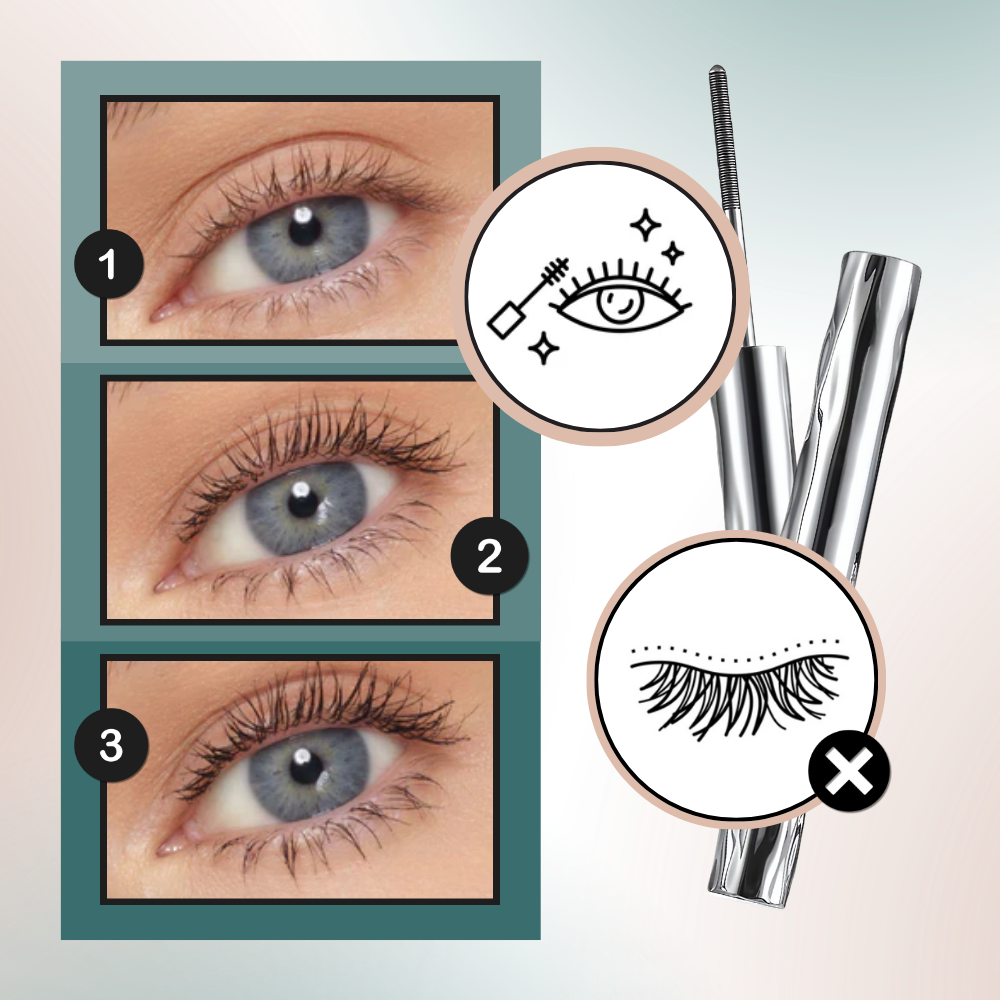 Mascara volume et regard XXL à brosse métallique
