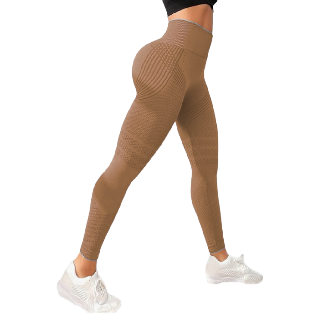 Leggings 3D de compression extensibles et sans coutures