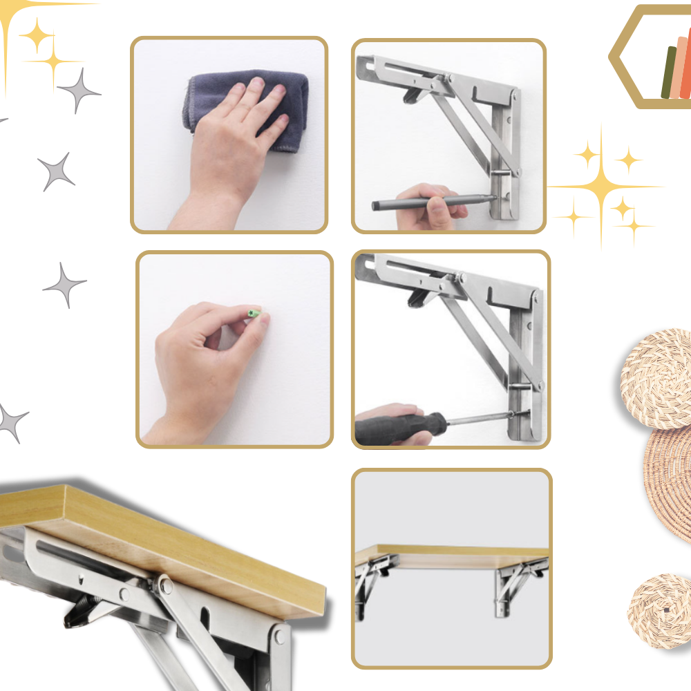 Stylish Wall Mounted Folding Table