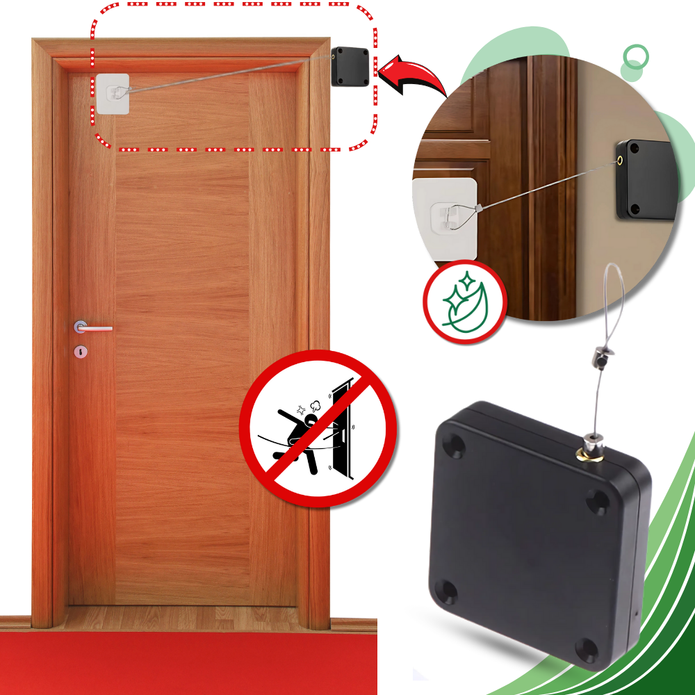 Ferme-porte automatique sans perçage
